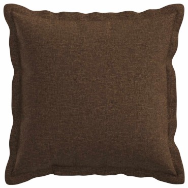 vidaXL Κάλυμμα Μαξιλαριού 2 pcs HOUTEN Καφέ 40 x 40 cm Ψεύτικο Λινό