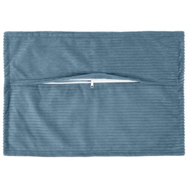 vidaXL Κάλυμμα Μαξιλαριού 6 τμχ. HOUTEN Μπλε 50 x 75 cm κορντουρόι