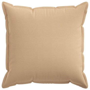 vidaXL Κάλυμμα Μαξιλαριού 6 pcs HOUTEN Κρεμ 60 x 60 cm Ψεύτικο Λινό