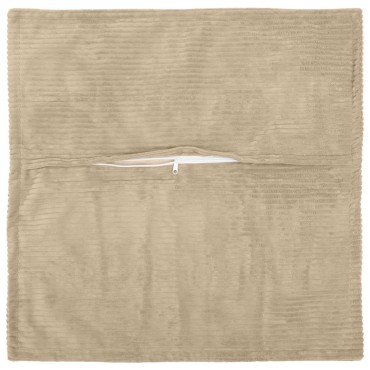 vidaXL Κάλυμμα Μαξιλαριού 6 τμχ. HOUTEN Taupe 70 x 70 cm κορντουρόι