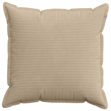vidaXL Κάλυμμα Μαξιλαριού 2 τμχ. HOUTEN Taupe 80 x 80 cm κορντουρόι