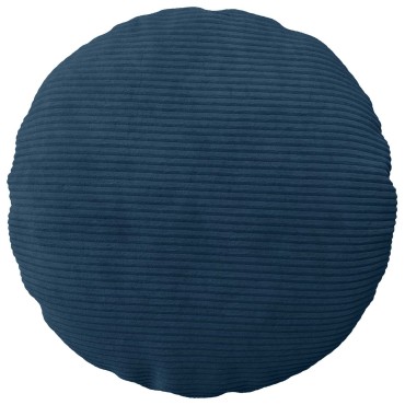 vidaXL Κάλυμμα Μαξιλαριού 2 pcs HEERLEN Σκούρο μπλε Ø 30 cm κορντουρόι