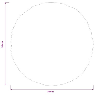 vidaXL Κάλυμμα Μαξιλαριού 2 pcs HEERLEN Σκούρο μπλε Ø 30 cm κορντουρόι