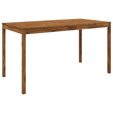 vidaXL Τραπέζι μπαρ κήπου Φυσικό 196x100x105 εκ 1 τεμ.