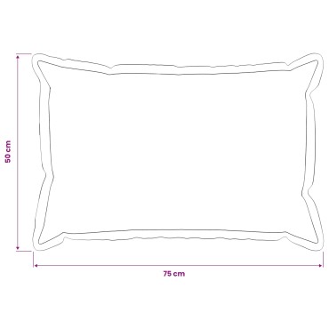 vidaXL Μαξιλάρι με μαξιλάρι HOUTEN 2 τεμ. Taupe Ψεύτικο Λινό