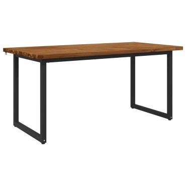 vidaXL Τετράγωνο Τραπέζι Φαγητού 160x70x75cm Στερεό Ξύλο Ακακίας 1 τεμ.