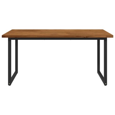 vidaXL Τετράγωνο Τραπέζι Φαγητού 160x70x75cm Στερεό Ξύλο Ακακίας 1 τεμ.