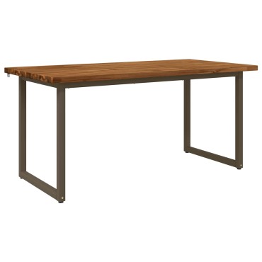 vidaXL Τετράγωνο Τραπέζι Φαγητού 160x70x75cm Στερεό Ξύλο Ακακίας 1 τεμ.