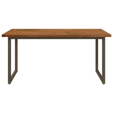 vidaXL Τετράγωνο Τραπέζι Φαγητού 160x70x75cm Στερεό Ξύλο Ακακίας 1 τεμ.