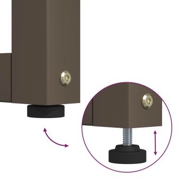 vidaXL Τετράγωνο Τραπέζι Φαγητού 160x70x75cm Στερεό Ξύλο Ακακίας 1 τεμ.