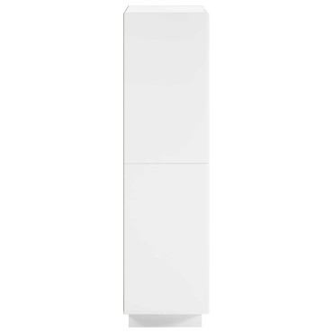 vidaXL Ψηλός μπουφές Λευκό 79x41x151cm Επεξεργασμένο Ξύλο 1 τεμ.