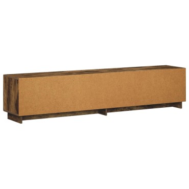 vidaXL Βάση TV 180x34,5x40cm Καπνισμένο Ξύλο Δρυός
