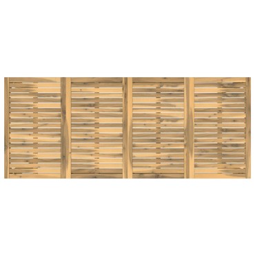 vidaXL Τραπέζι μπαρ κήπου Λευκό 196x80,5x105 εκ 1 τεμ.