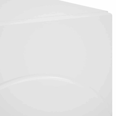 vidaXL Βάση TV 180x34,5x40cm Γυαλιστερό Λευκό Επεξεργασμένο Ξύλο