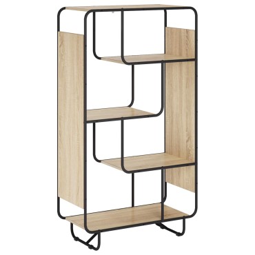 vidaXL Ψηλός μπουφές Sonoma Δρυς 80x37.5x144cm Επεξεργασμένο Ξύλο 1 τεμ.
