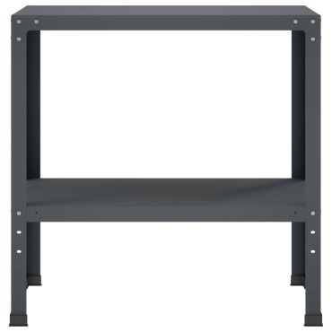 vidaXL Τραπέζι φύτευσης 80 x 40 x 80 cm Χάλυβας με επίστρωση πούδρας