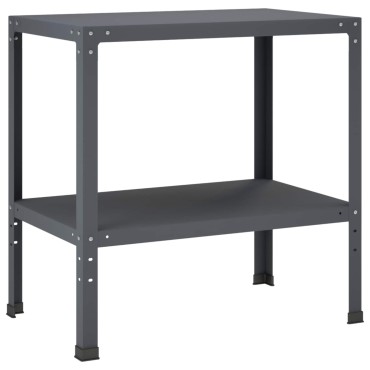 vidaXL Τραπέζι φύτευσης 80 x 50 x 80 cm Χάλυβας με επίστρωση πούδρας