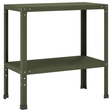 vidaXL Τραπέζι φύτευσης 80 x 40 x 80 cm Χάλυβας με επίστρωση πούδρας