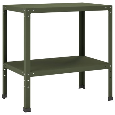 vidaXL Τραπέζι φύτευσης 80 x 50 x 80 cm Χάλυβας με επίστρωση πούδρας