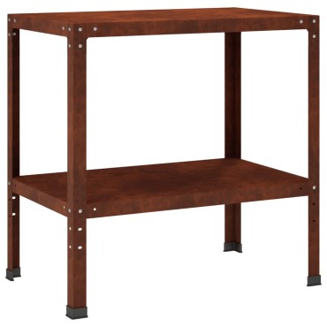 vidaXL Τραπέζι φύτευσης 80 x 50 x 80 cm Ατσάλι Σκληρυθέν στον Αέρα