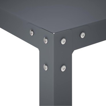 vidaXL Τραπέζι φύτευσης 80 x 50 x 104 cm Χάλυβας με επίστρωση πούδρας
