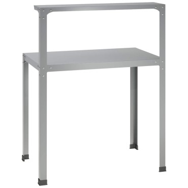 vidaXL Τραπέζι φύτευσης 80 x 50 x 104 cm Γαλβανισμένος Χάλυβας Ασημί