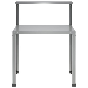 vidaXL Τραπέζι φύτευσης 60 x 50 x 104 cm Γαλβανισμένος Χάλυβας Ασημί