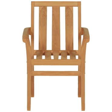 vidaXL Σετ Τραπεζαρίας Κήπου 5 τεμ. από Μασίφ Ξύλο Teak (110-160)x80x75cm