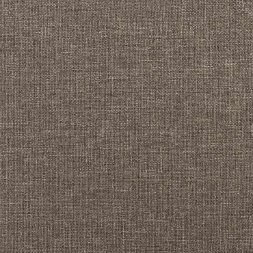 vidaXL Πάγκος Taupe 100x35x41cm Υφασμάτινος 1 τεμ.