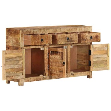 vidaXL Μπουφές 110x30x65cm από Μασίφ Ξύλο Μάνγκο 1 τεμ.