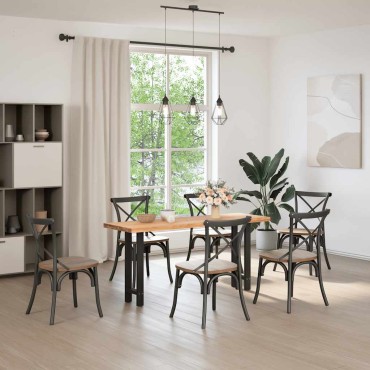 vidaXL Πόδια Κονσόλας 2 τεμ. Μαύρα 38x(72-73)cm Ατσάλι