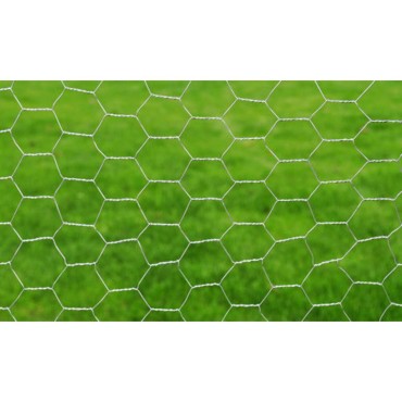 vidaXL Συρματόπλεγμα Κοτετσόσυρμα Ασημί 25x0,75 μ. Γαλβαν. Ατσάλι