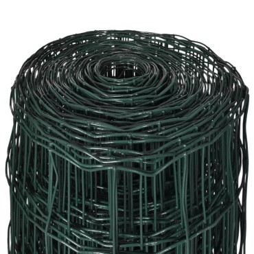 vidaXL Συρματόπλεγμα Σετ Πράσινο 25x1,2 μ. Ατσάλινο