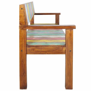 vidaXL Πάγκος από Μασίφ Ανακυκλωμένο Ξύλο 115x51x80cm 1 τεμ.