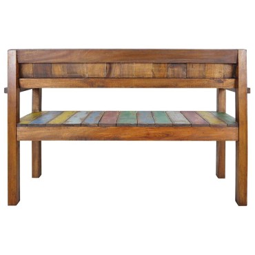vidaXL Πάγκος από Μασίφ Ανακυκλωμένο Ξύλο 115x51x80cm 1 τεμ.