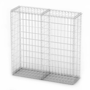 vidaXL Συρματοκιβώτιο 100x100x30cm Γαλβανισμένο Σύρμα με Καπάκια