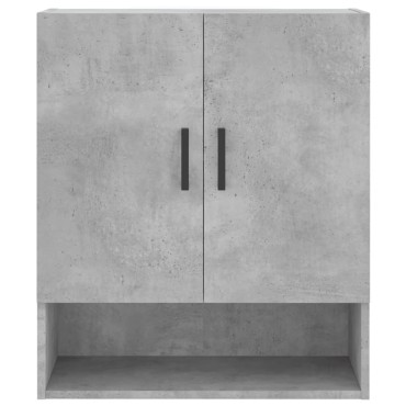 vidaXL Ντουλάπι Τοίχου Γκρι Σκυρ. 60x31x70cm Επεξεργασμένο Ξύλο 1 τεμ.