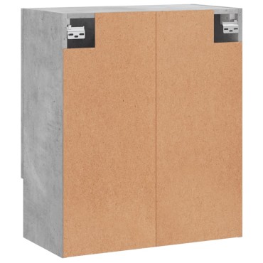 vidaXL Ντουλάπι Τοίχου Γκρι Σκυρ. 60x31x70cm Επεξεργασμένο Ξύλο 1 τεμ.