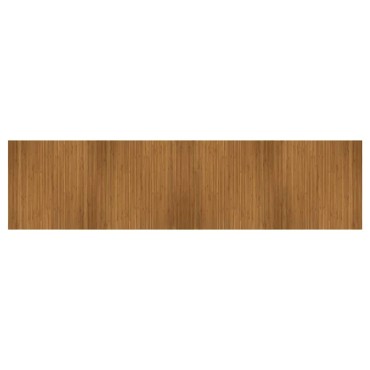 vidaXL Χαλί Ορθογώνιο Καφέ 100x400cm Μπαμπού