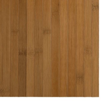 vidaXL Χαλί Ορθογώνιο Καφέ 100x400cm Μπαμπού