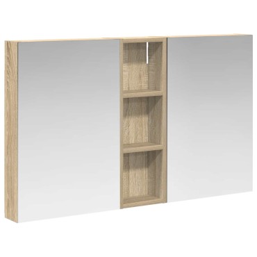 vidaXL Σετ Ντουλαπιών Μπάνιου 3 τεμ. 100x10,5x60,5 εκ
