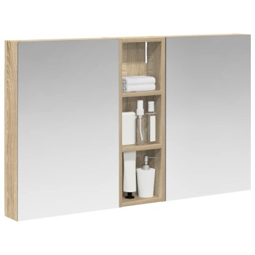 vidaXL Σετ Ντουλαπιών Μπάνιου 3 τεμ. 100x10,5x60,5 εκ