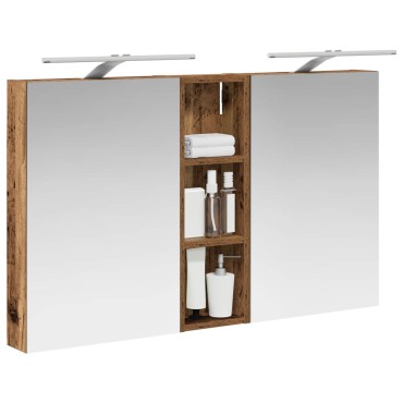 vidaXL Σετ Ντουλαπιών Μπάνιου 3 τεμ. 100x10,5x60,5 εκ