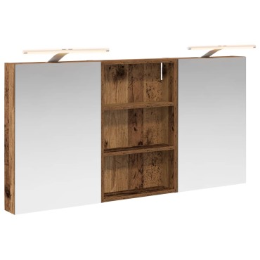 vidaXL Σετ Ντουλαπιών Μπάνιου 3 τεμ. 120x10,5x60,5 εκ