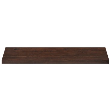 vidaXL Παράθυρα 2 τμχ. Σκούρο Καφέ 120 x 40 x 2 cm Στερεό ξύλο οξιάς