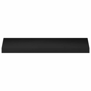 vidaXL Παράθυρα 2 τμχ. Μαύρο 90 x 30 x 2 cm Στερεό ξύλο οξιάς