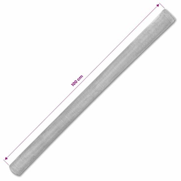 vidaXL Πλέγμα / Σήτα Ασημί 100x500cm Αλουμινίου