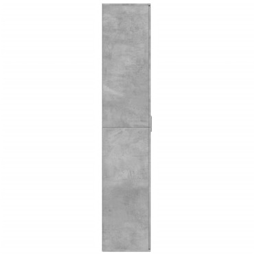 vidaXL Ντουλάπι Γκρι Σκυροδέματος 80x35x180cm από Επεξεργασμένο Ξύλο 1 τεμ.