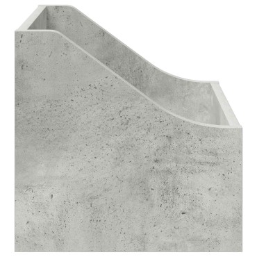vidaXL Κουτί LP Γκρι Σκυροδέματος 37 x 33 x 32 εκ. Επεξεργασμένο Ξύλο