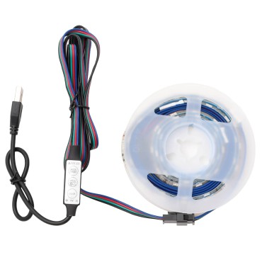 vidaXL Λωρίδα LED 2 τμχ. Μαύρο SMD5050